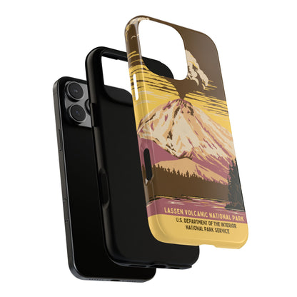 Lassen Volcanic National Park Retro iPhone Case
