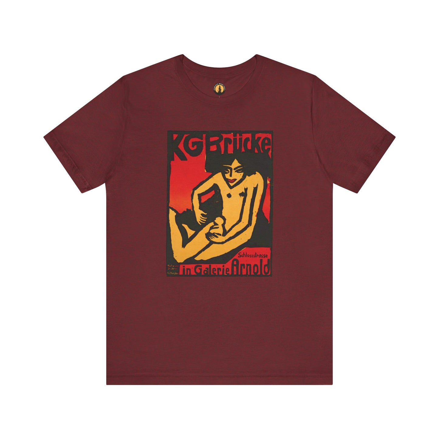 Die Brücke German Expressionism Art Tee | Ernst Ludwig Kirchner