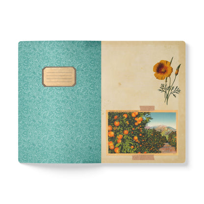 California Vintage Tourist Guide | Softcover Journal with Inside Illustrations