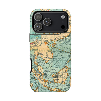 South China Sea Antique Map iPhone Case