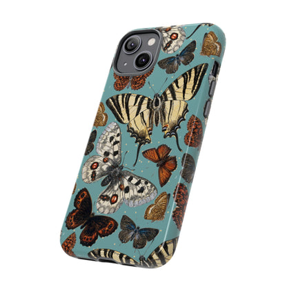 Butterflies Vintage Illustration iPhone Case