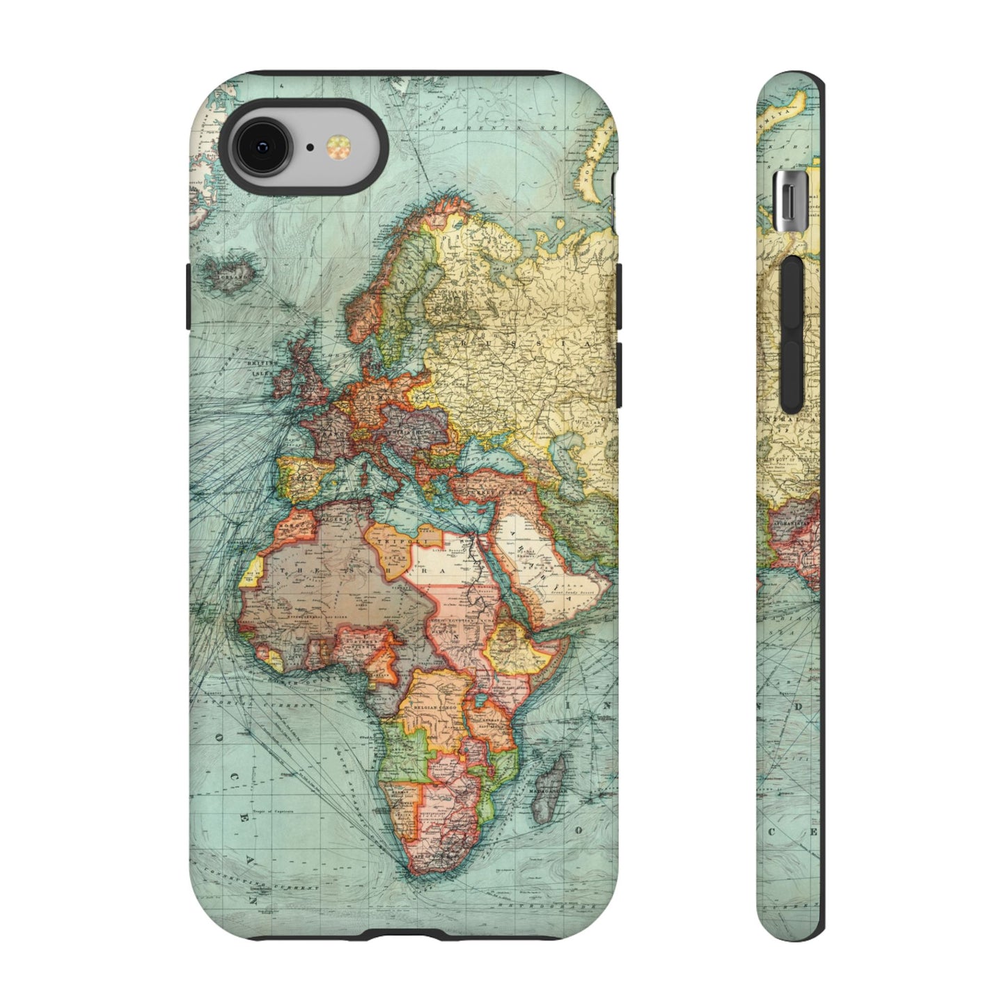 World Map iPhone Case