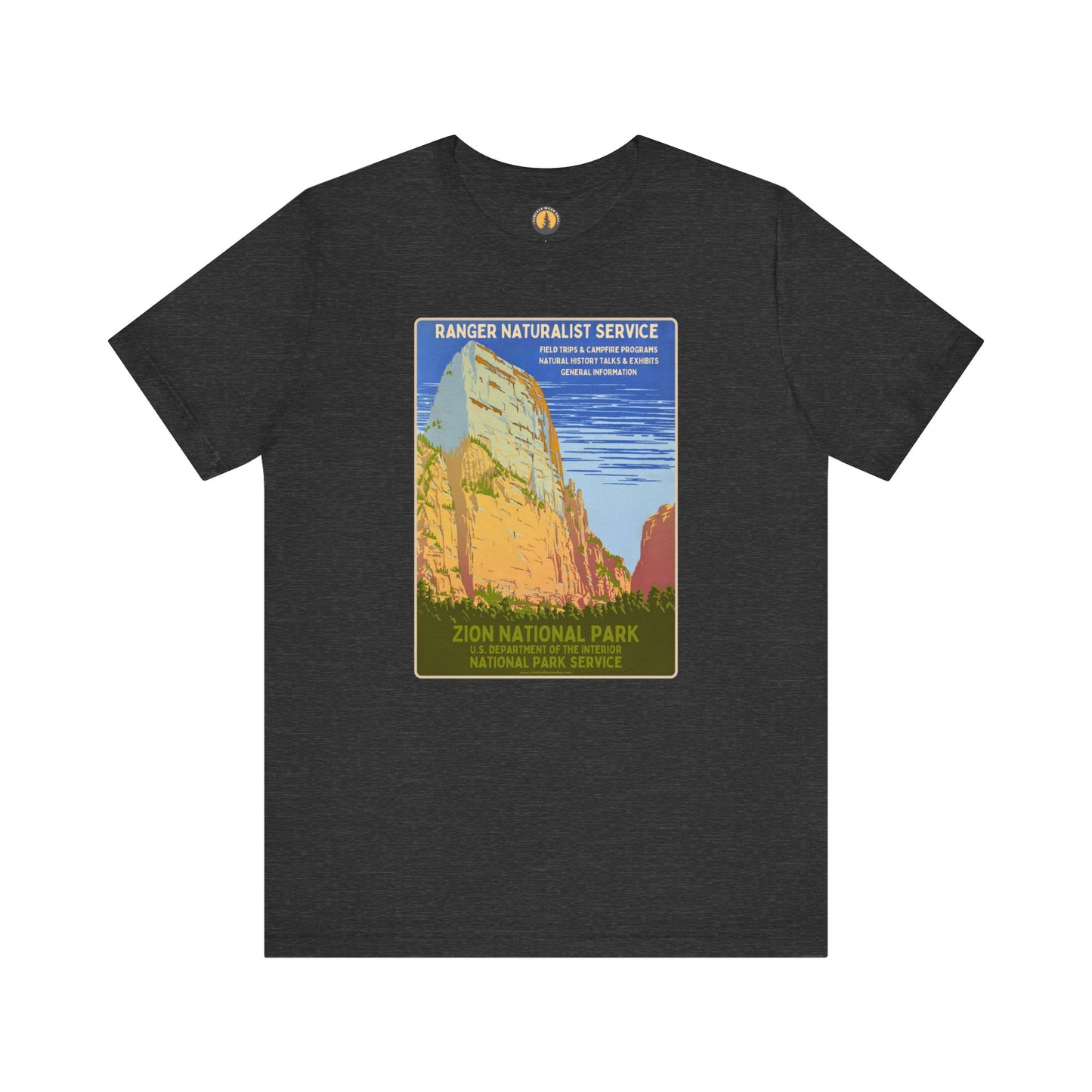 Zion National Park Vintage Poster Tee
