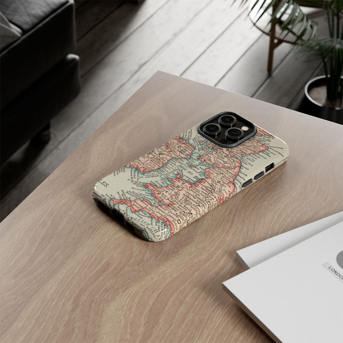 British Isles Vintage Map iPhone Case