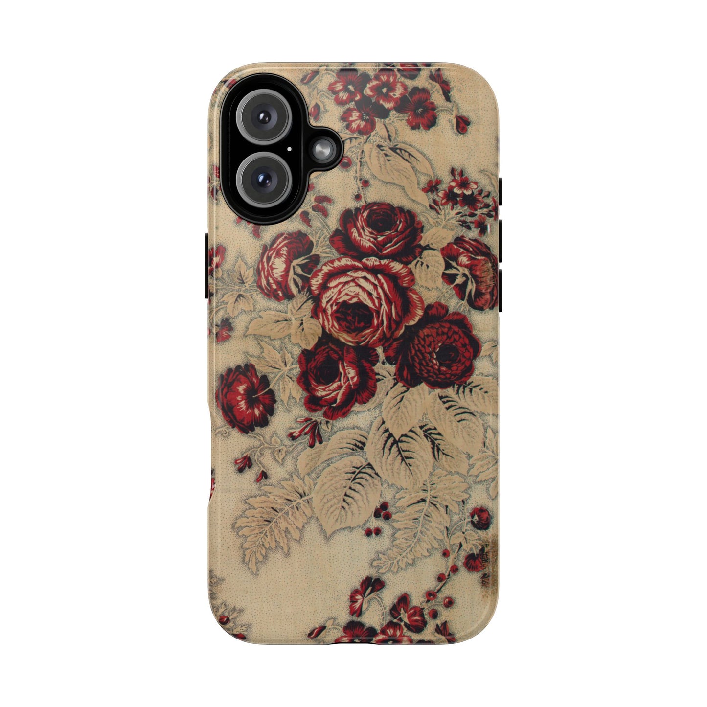 Red Roses Vintage iPhone Case