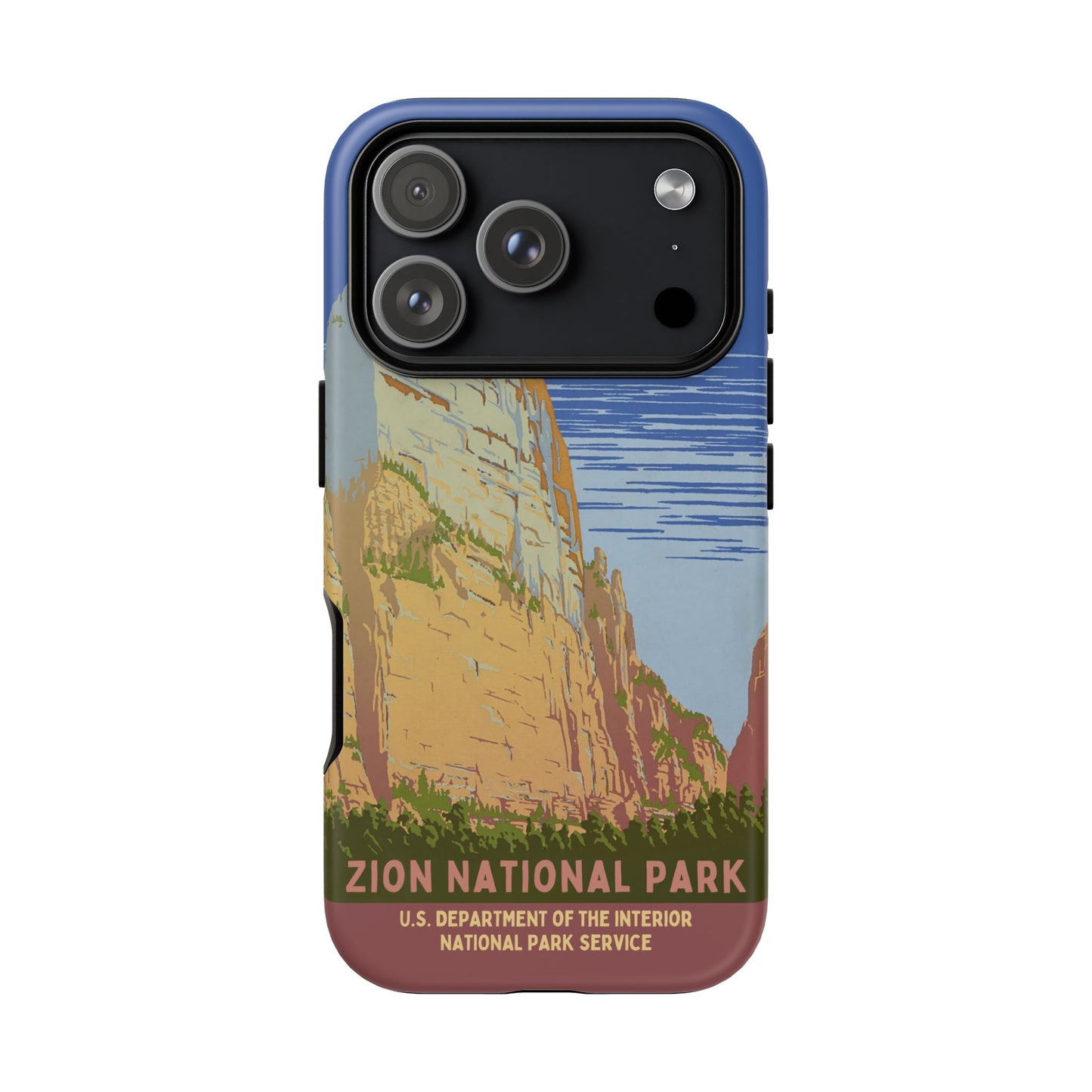 Zion National Park Retro iPhone Case