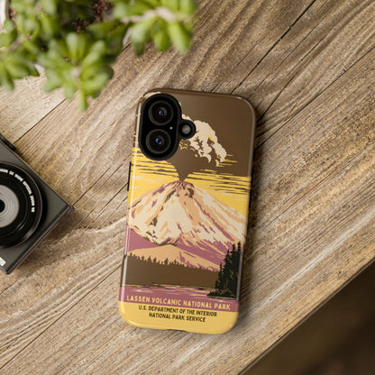Lassen Volcanic National Park Retro iPhone Case