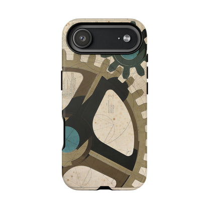 Antique Industrial Cog Wheels iPhone Case