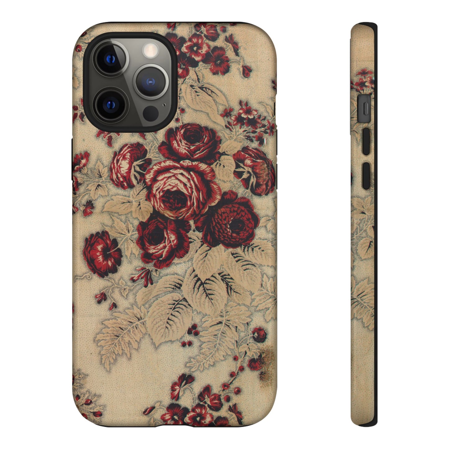 Red Roses Vintage iPhone Case