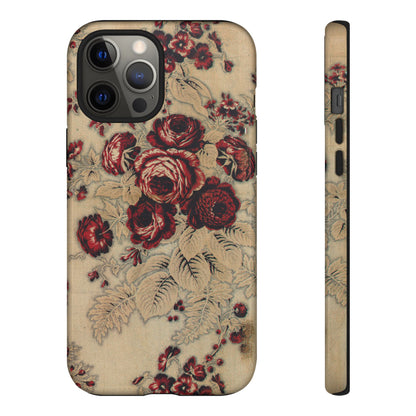 Red Roses Vintage iPhone Case