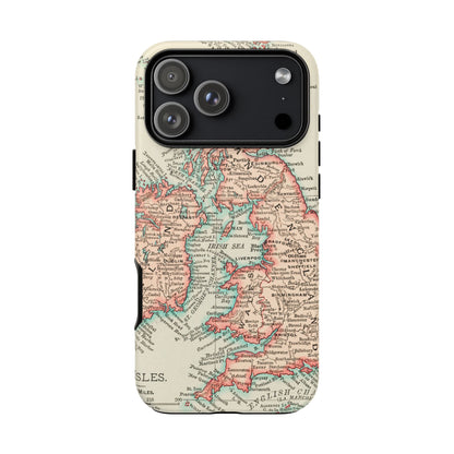 British Isles Vintage Map iPhone Case