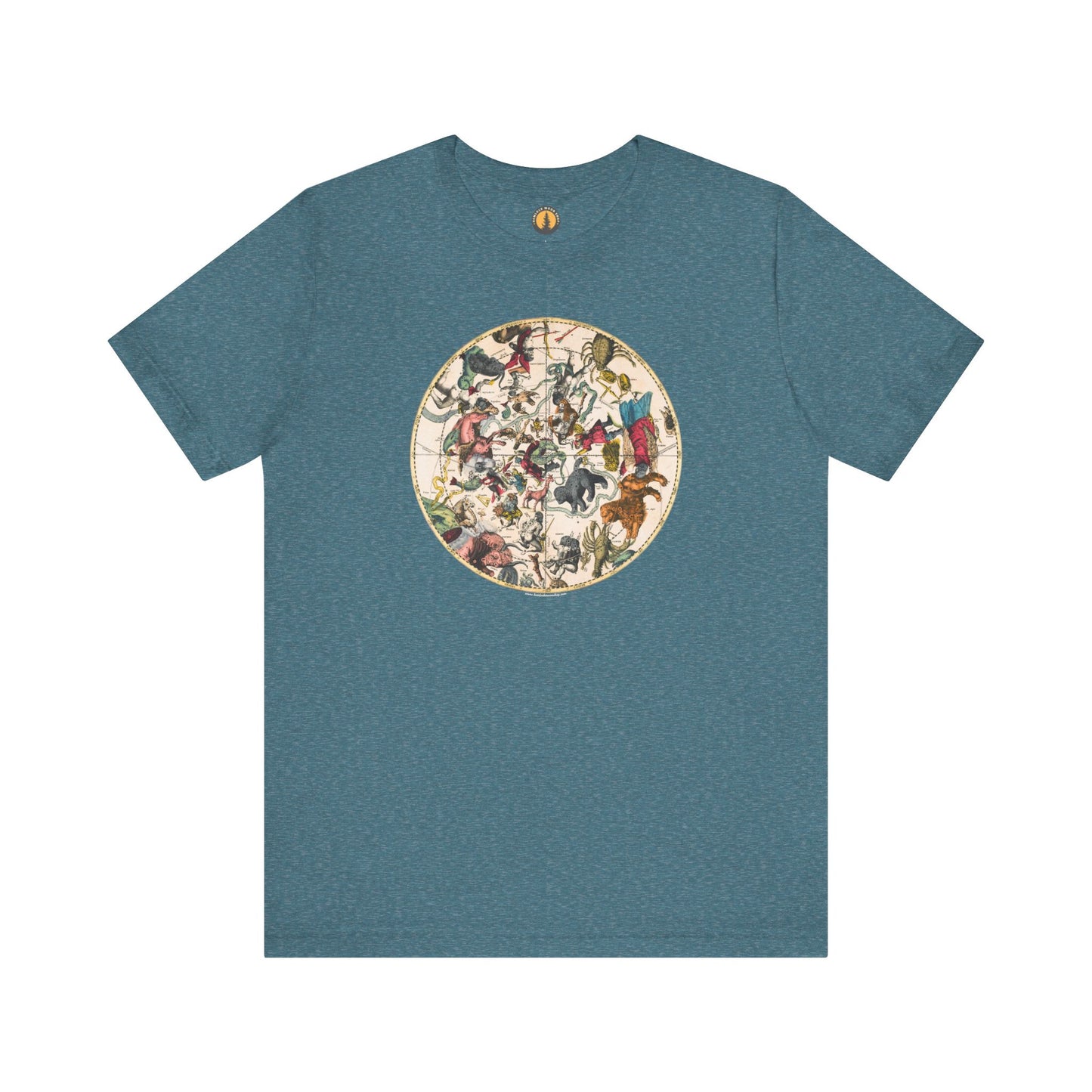 Northern Constellations Antique Map Tee