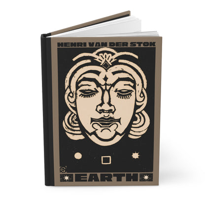 Earth Hardcover Journal | Henri van der Stok's Planet Masks No. 003