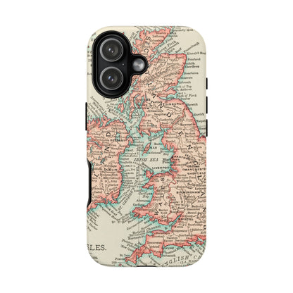 British Isles Vintage Map iPhone Case