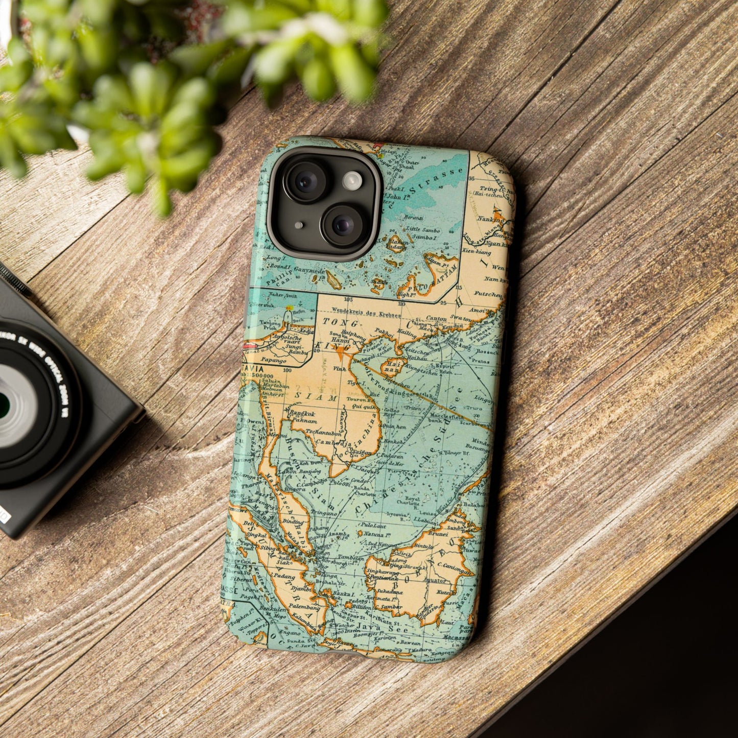 South China Sea Antique Map iPhone Case