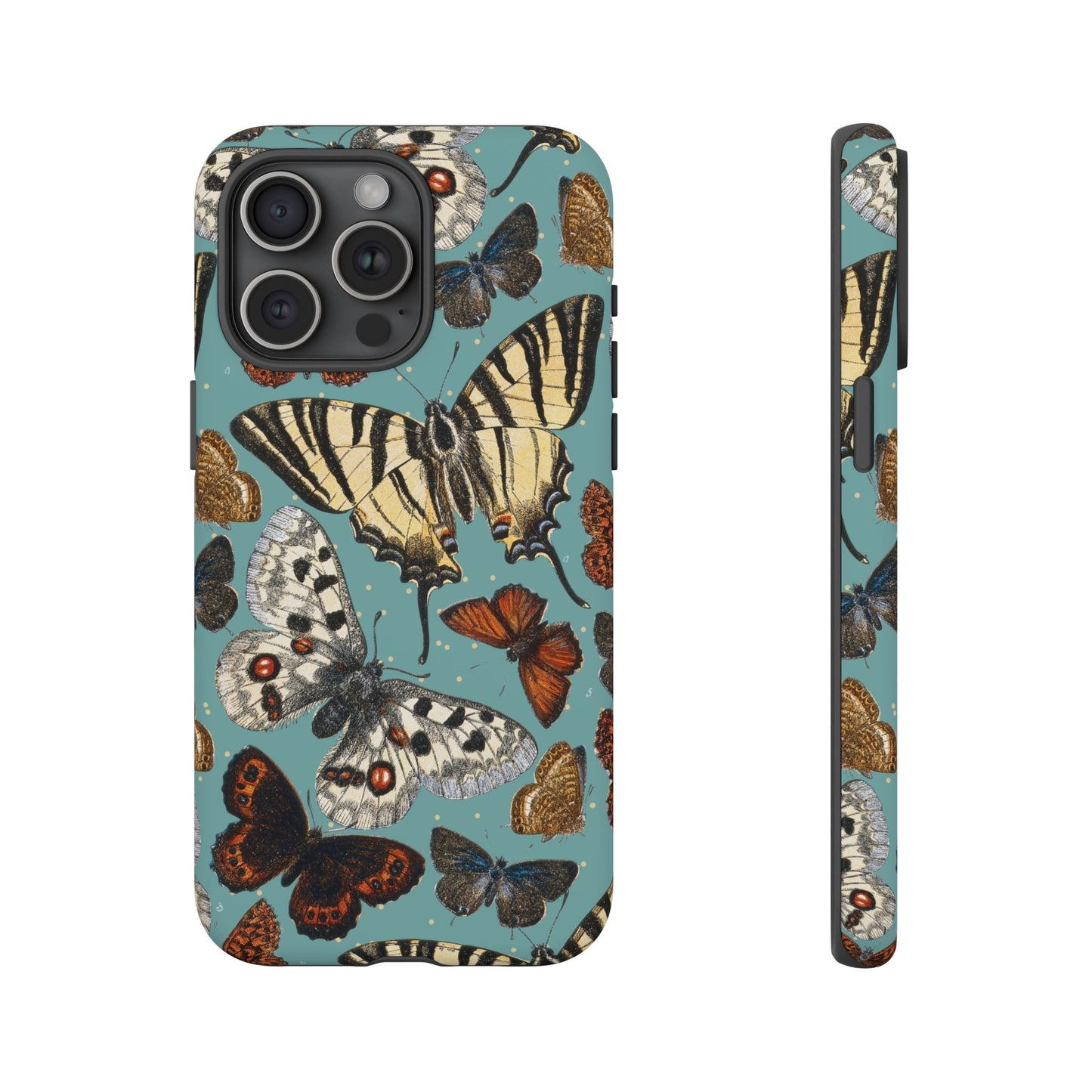 Butterflies Vintage Illustration iPhone Case