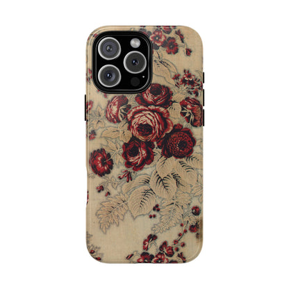 Red Roses Vintage iPhone Case