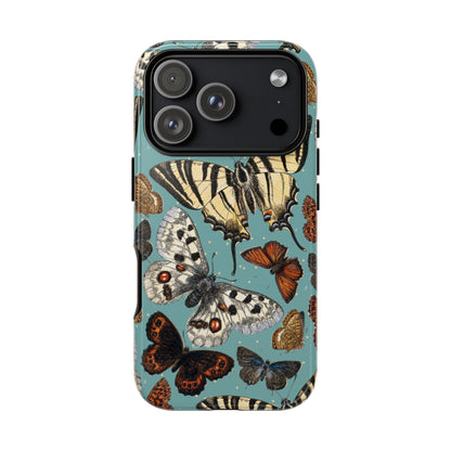 Butterflies Vintage Illustration iPhone Case