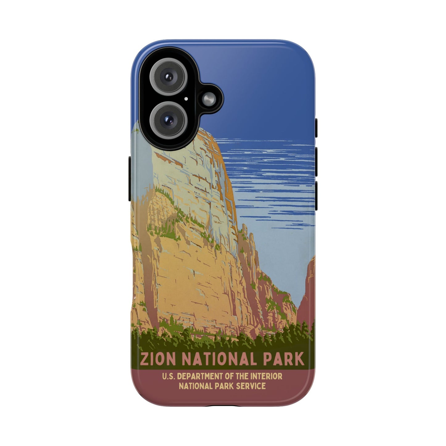 Zion National Park Retro iPhone Case