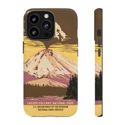 Lassen Volcanic National Park Retro iPhone Case