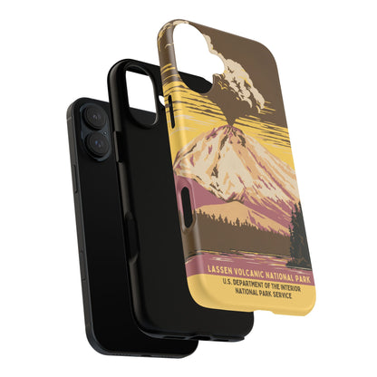 Lassen Volcanic National Park Retro iPhone Case