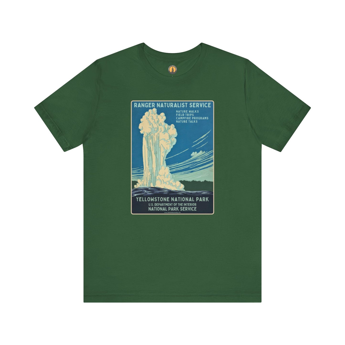 Yellowstone National Park Vintage Art Tee