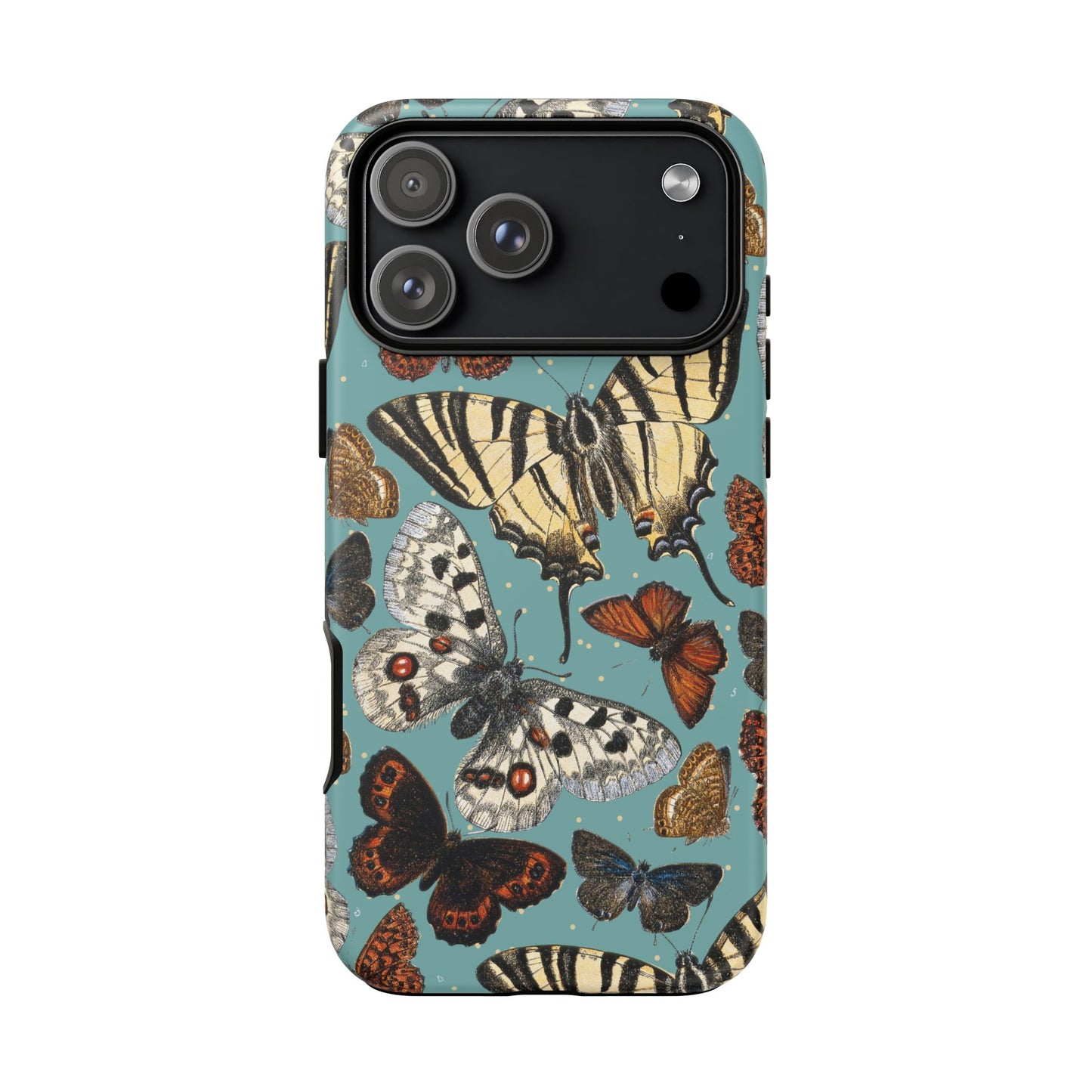 Butterflies Vintage Illustration iPhone Case