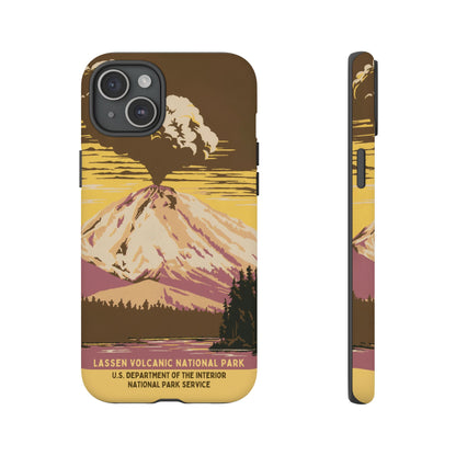 Lassen Volcanic National Park Retro iPhone Case