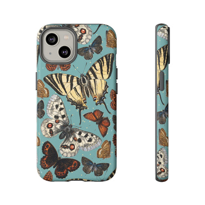 Butterflies Vintage Illustration iPhone Case