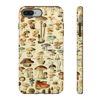 Mushrooms Vintage Field Guide iPhone Case