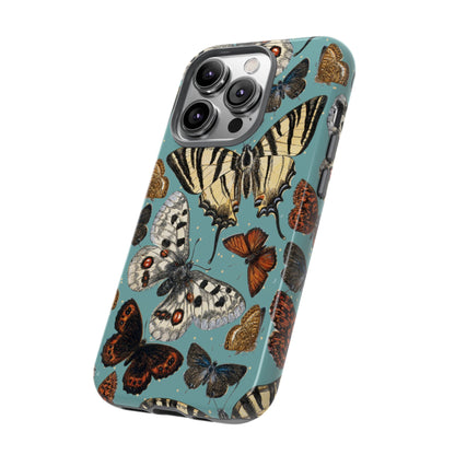 Butterflies Vintage Illustration iPhone Case