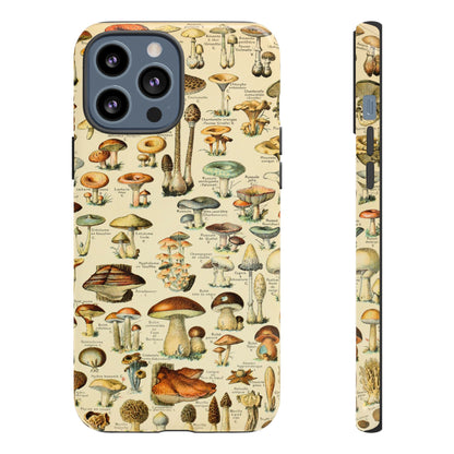 Mushrooms Vintage Field Guide iPhone Case