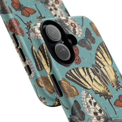Butterflies Vintage Illustration iPhone Case