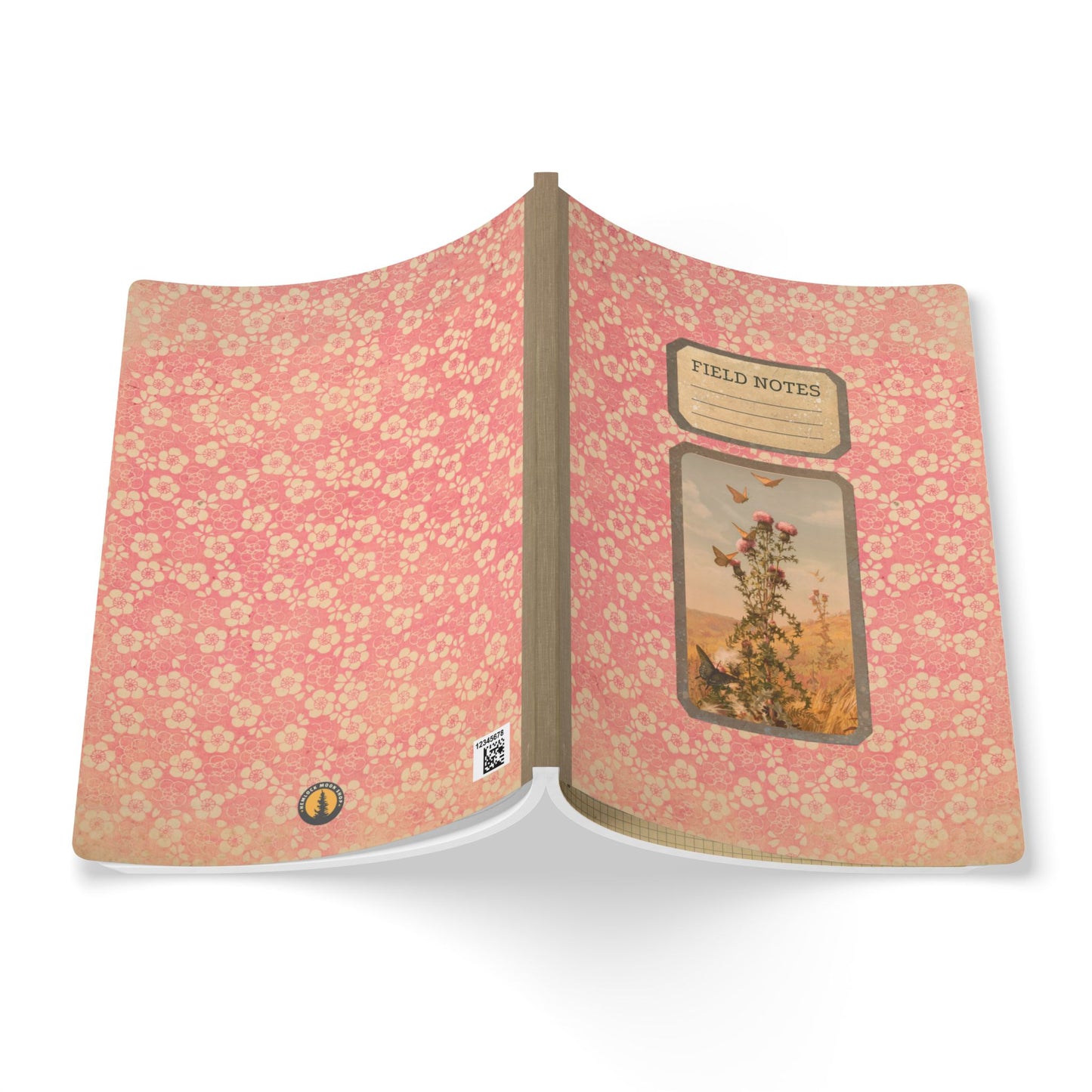 Summer Meadow Vintage Field Notes | Softcover Journal with Inside Illustrations