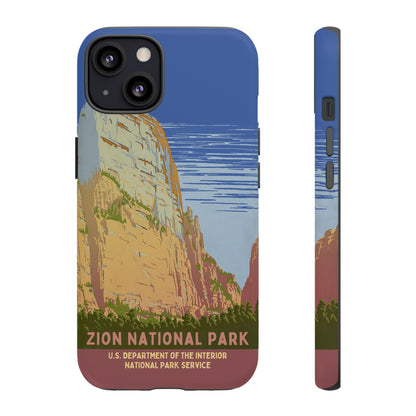 Zion National Park Retro iPhone Case