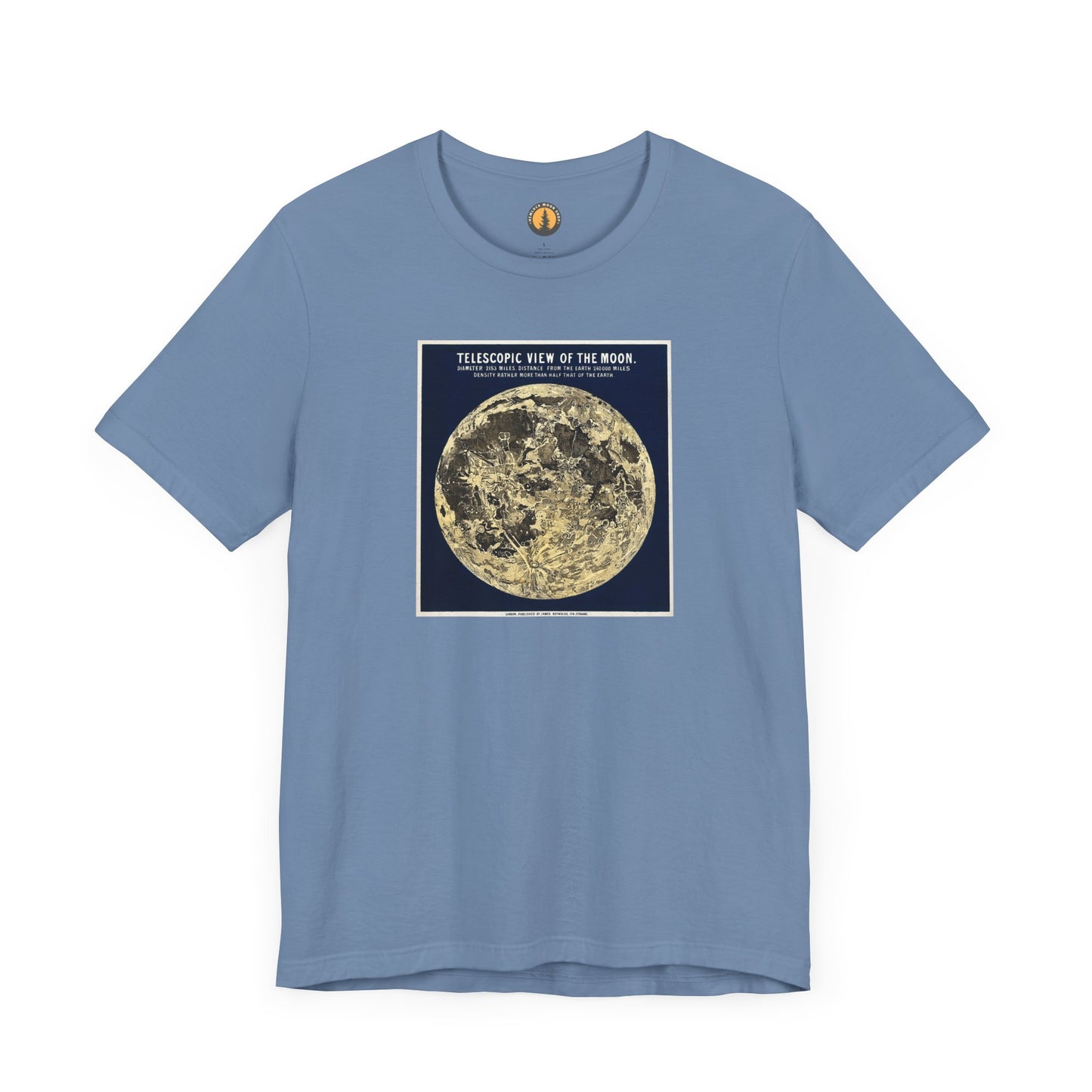 Vintage Telescopic View of the Moon Tee