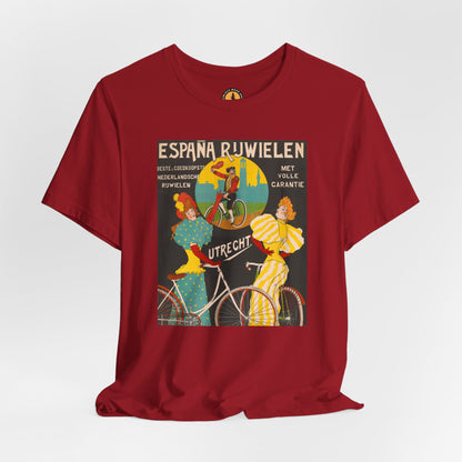 Retro Dutch Bicycle Tee | España Rijwielen Poster (1912)