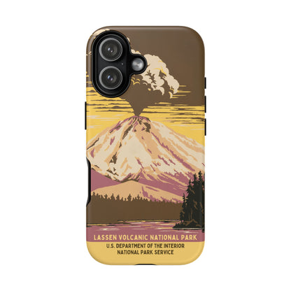Lassen Volcanic National Park Retro iPhone Case