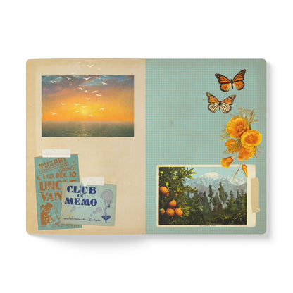 Los Angeles County Vintage Map | Softcover Travel Journal with Inside Illustrations