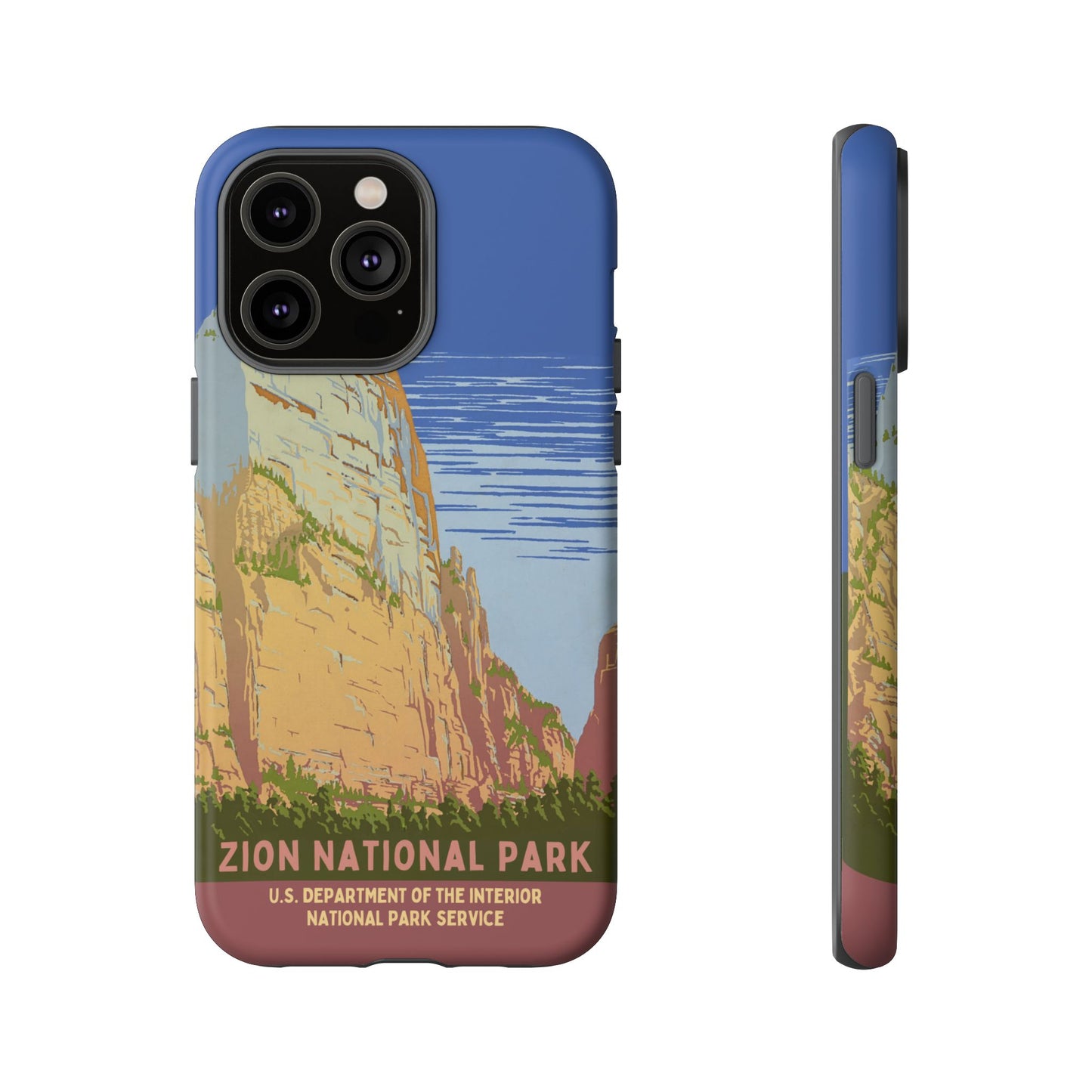 Zion National Park Retro iPhone Case