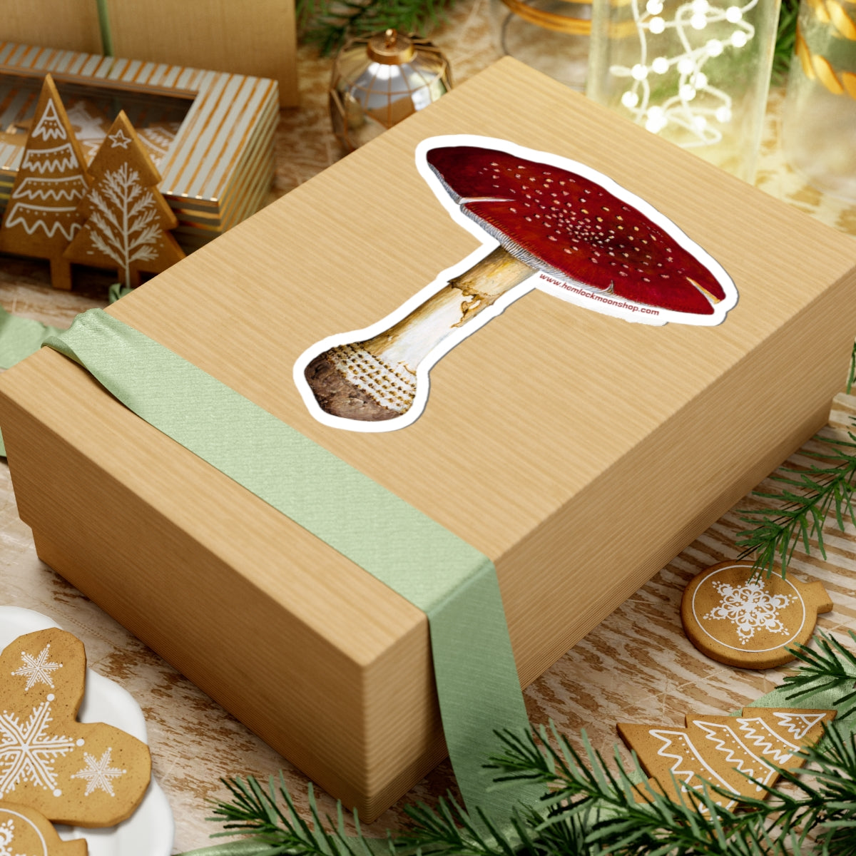 Fly Agaric (Amanita Mascara) Mushroom Sticker (4 sizes)