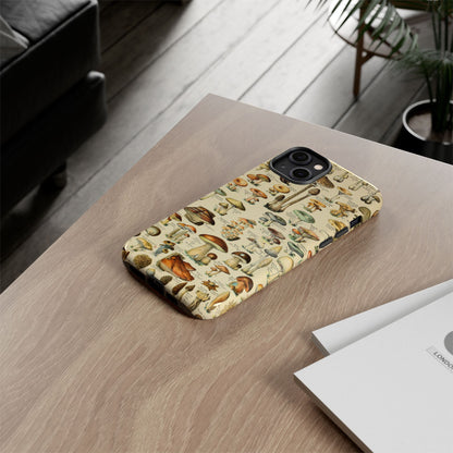 Mushrooms Vintage Field Guide iPhone Case
