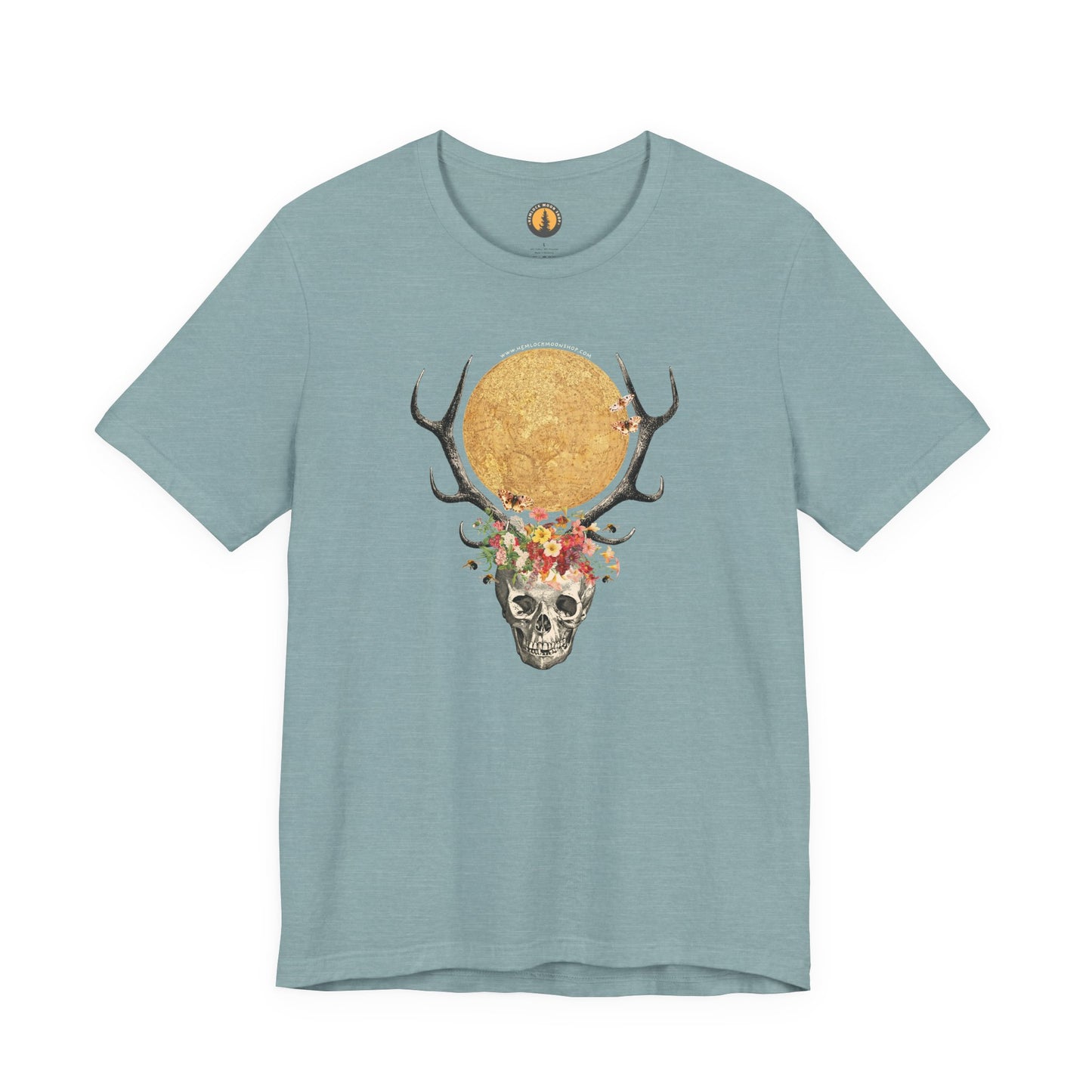 Bohemian Skull & Antlers Tee