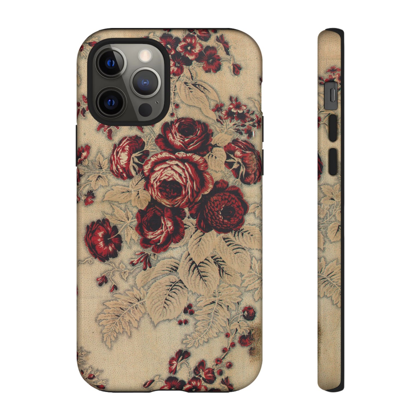 Red Roses Vintage iPhone Case