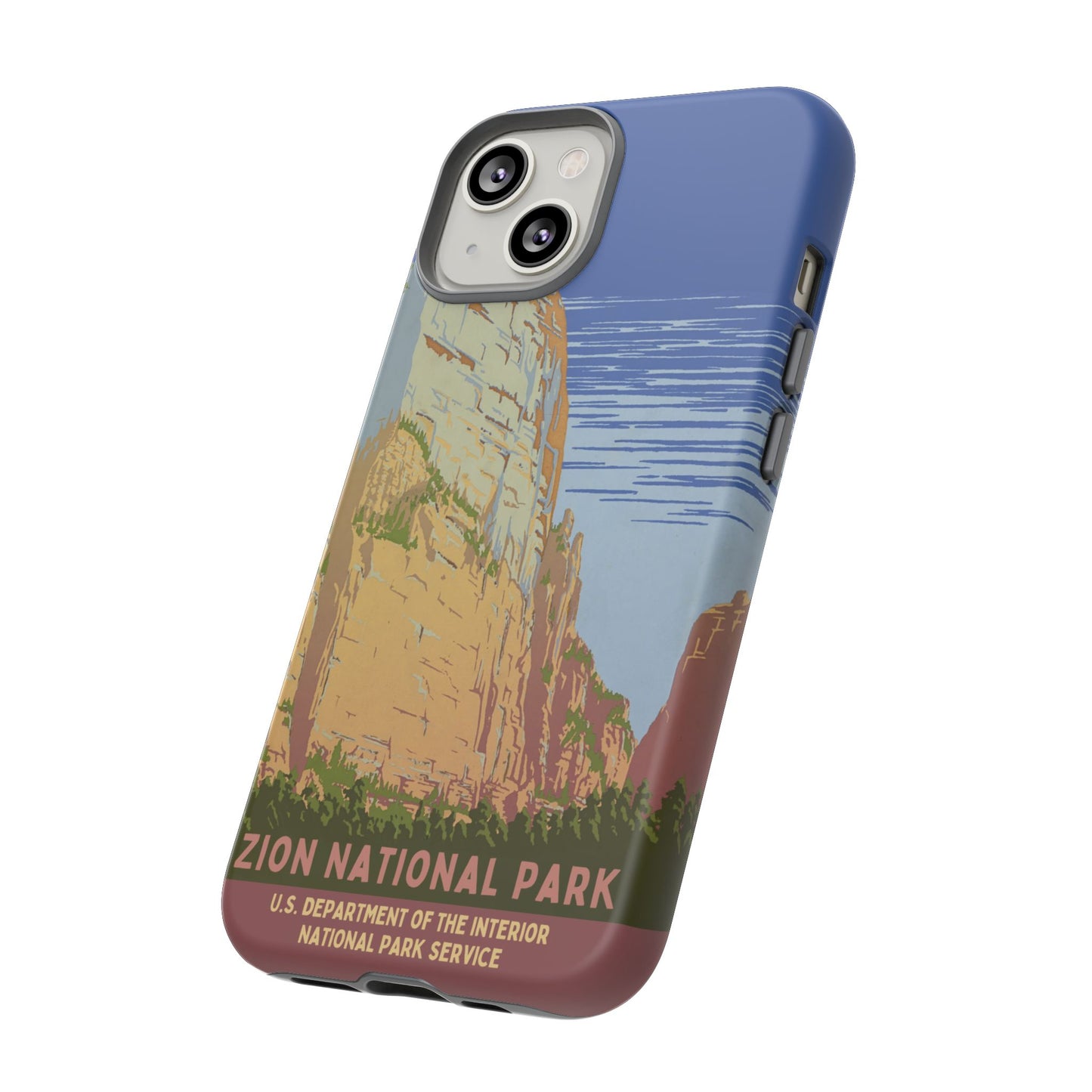 Zion National Park Retro iPhone Case