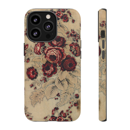Red Roses Vintage iPhone Case