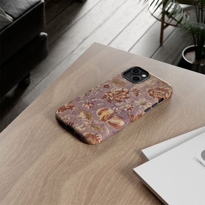Vintage Lavender & Rose Fruit & Floral iPhone Case