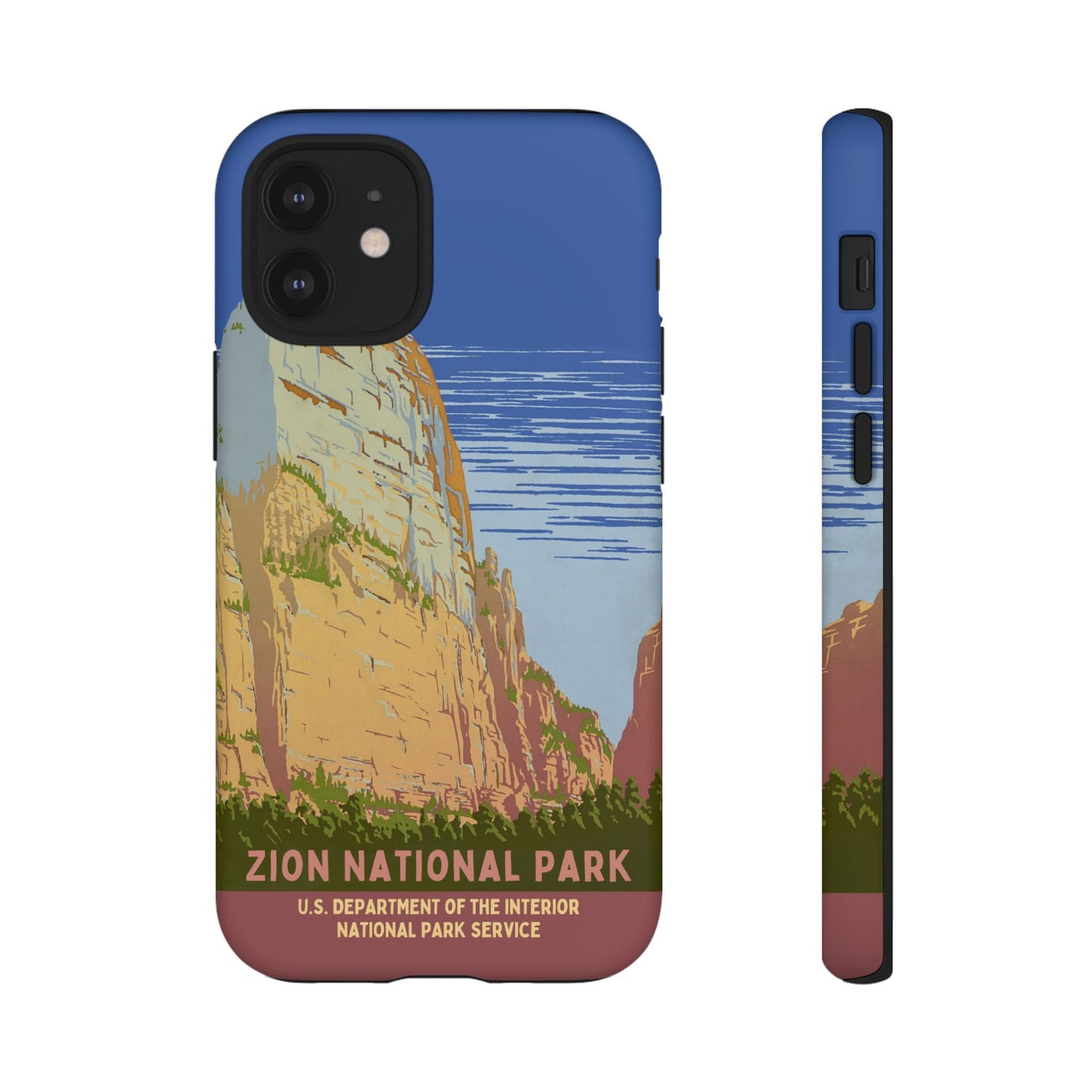 Zion National Park Retro iPhone Case