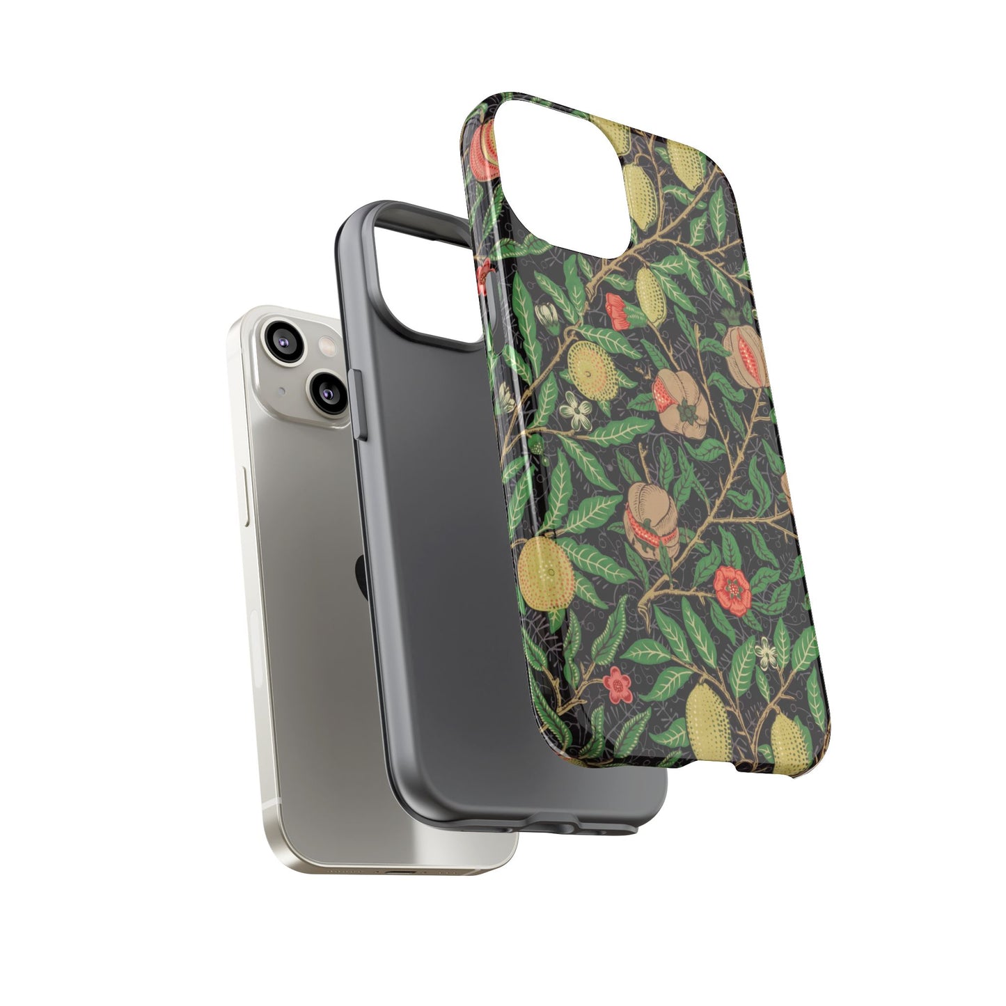 Pomegranate Pattern Antique Arts & Crafts iPhone Case