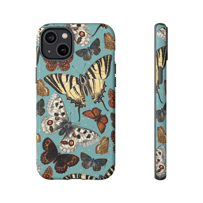 Butterflies Vintage Illustration iPhone Case